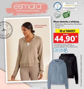 Lidl Bluza damska xs-l esmara oferta