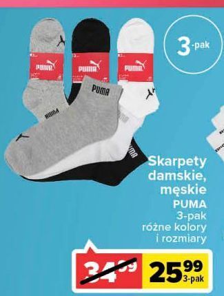 Carrefour Skarpety damskie puma oferta