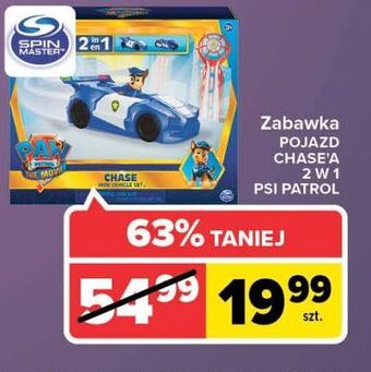 Carrefour Pojazd transformujący chase'a 2w1 psi patrol spin master oferta