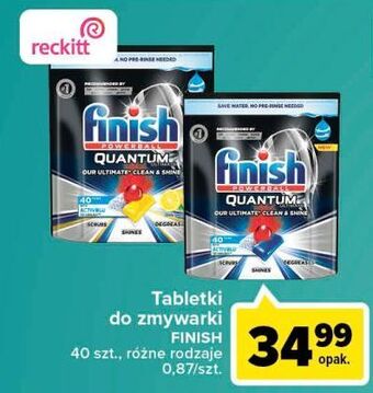Tabletki do zmywarek regular finish quantum