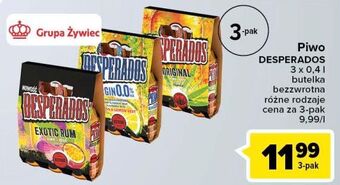 Carrefour Piwo desperados exotic rum oferta