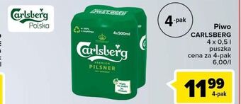 Carrefour Piwo carlsberg oferta