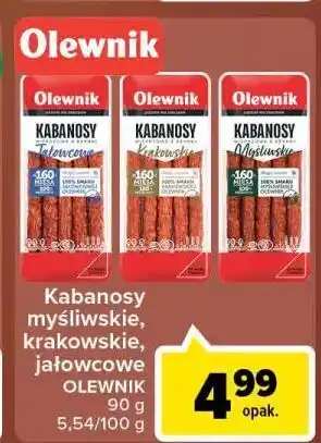 Carrefour Kabanosy myśliwskie olewnik oferta