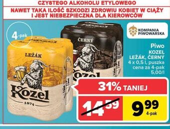 Carrefour Piwo kozel lezak oferta
