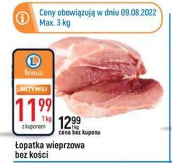 E.Leclerc Łopatka wieprzowa bez kości 1 kg oferta