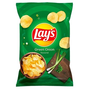 Lay's chipsy ziemniaczane o smaku zielonej cebulki 140 g