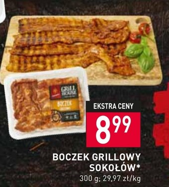 Boczek na grilla sokołów