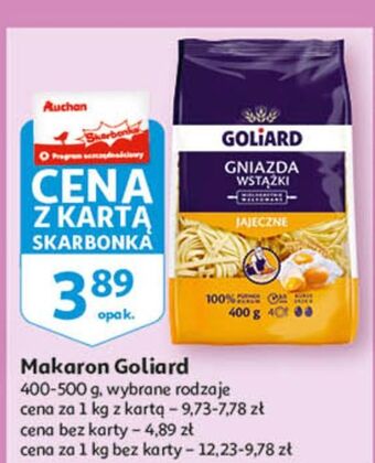 Makaron gniazda wstążki goliard