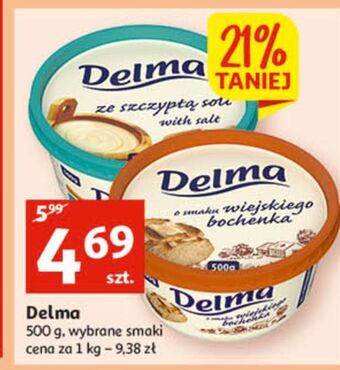 Auchan Margaryna delma ze szczyptą soli oferta