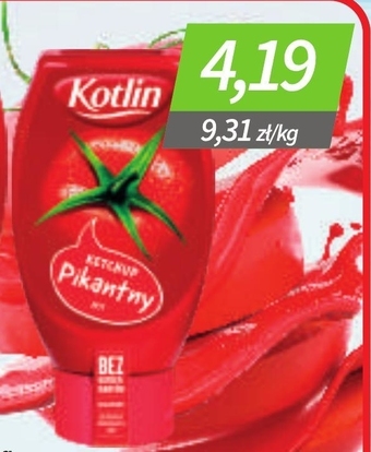Społem Kotlin ketchup pikantny 450 g oferta