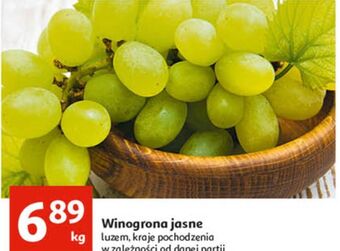 Auchan Winogrona jasne oferta
