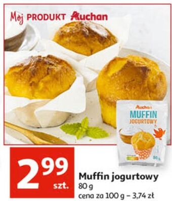 Auchan Muffin jogurtowy auchan oferta