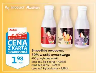 Auchan Smoothie jabłko poziomka auchan oferta