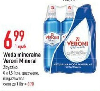 E.Leclerc Woda mineralna Veroni Mineral 6x1,5l oferta