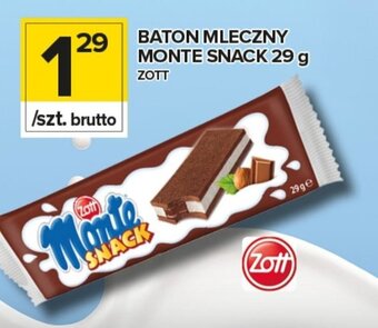 Topaz Baton mleczny Monte Snack 29g oferta