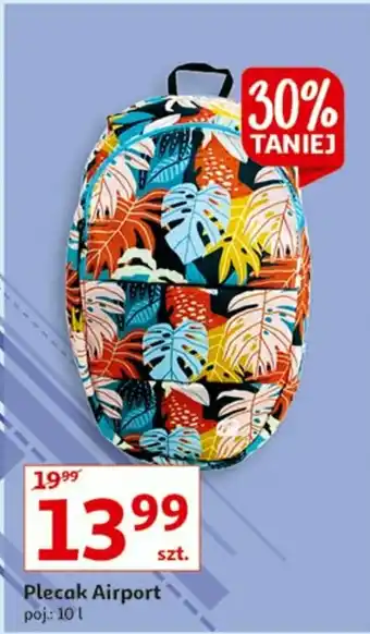 Auchan Plecak miejski 10 l 1 SZT oferta