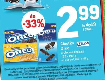 Intermarche Ciastka Oreo 170-192g oferta