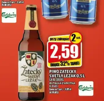 Topaz Žatecký Světlý Ležák Piwo 0,5 l oferta