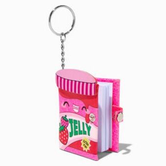 Claire's Strawberry jelly mini diary keychain oferta