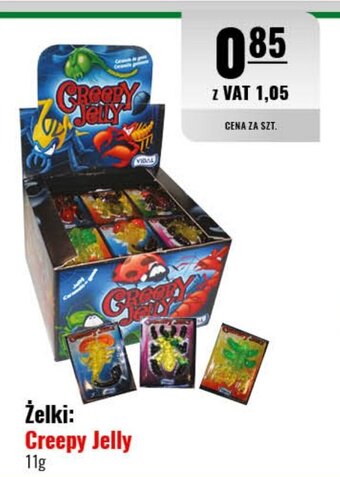 Eurocash Creepy Jelly Żelki 11 g oferta