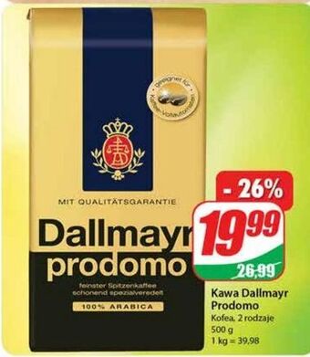 Kawa dallmayr prodomo