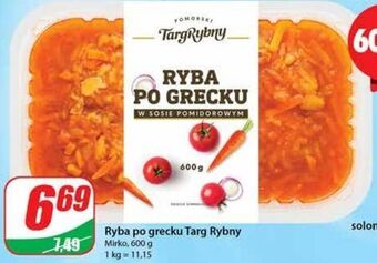 Dino Ryba po grecku w sosie pomidorowym pomorski targ rybny oferta