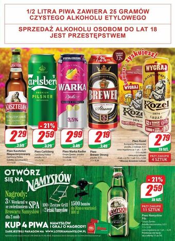 Dino Piwo kasztelan niepasteryzowane oferta