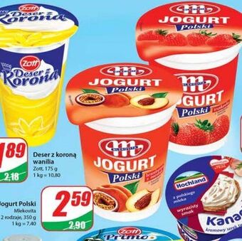 Dino Jogurt brzoskwinia z marakują mlekovita polski oferta