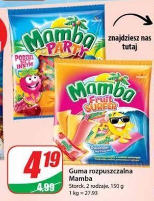 Dino Guma rozpuszczalna mamba party oferta