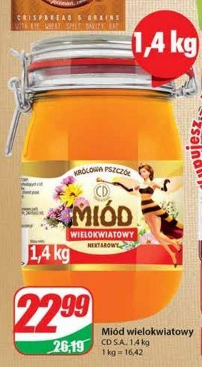 Dino Miód wielokwiatowy nektarowy cd królowa pszczół oferta