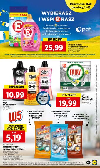 Lidl Proszek do prania kolorowych i ciemnych tkanin e oferta