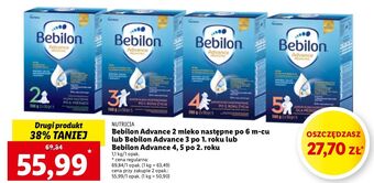 Lidl Mleko 3 bebilon advance oferta