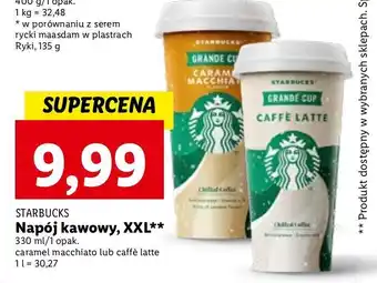 Lidl Kawa caffe latte starbucks grande cup oferta