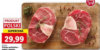 Lidl Goleń wołowa z kością plastry rzeźnik codzienna dostawa oferta
