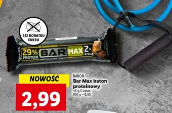 Lidl Baton proteinowy baron bar max oferta