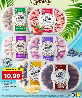 Lidl Lody mascarpone bon gelati oferta