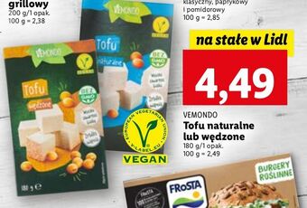 Lidl Tofu o smaku naturalnym vemondo oferta