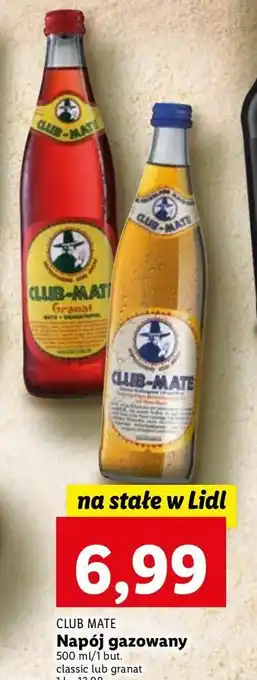 Lidl Napój club-mate yerba mate oferta