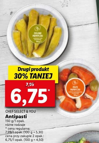 Lidl Żółte papryczki nadziane serkiem chef select & you oferta