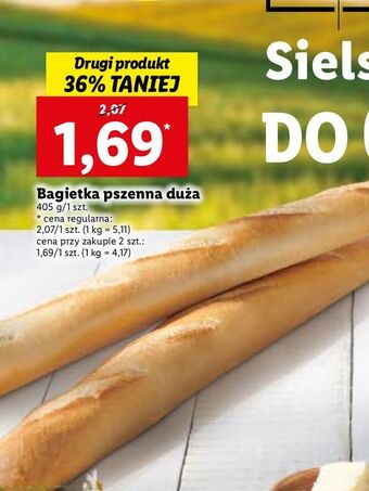 Lidl Bagietka pszenna oferta