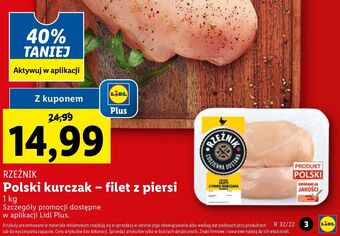 Lidl Filet z piersi kurczaka rzeźnik codzienna dostawa oferta