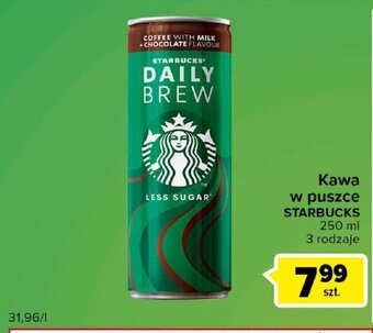 Carrefour Starbucks Kawa w puszce 250 ml oferta