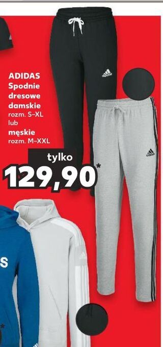 Kaufland Spodnie dresowe damskie adidas oferta