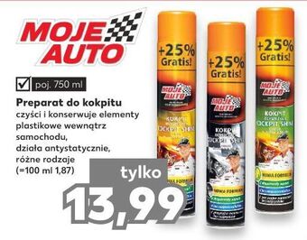 Kaufland Spray kokpit błyszczący waniliowy moje auto oferta
