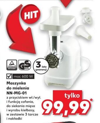 Kaufland Maszynka do mielenia mięsa nn-mg-01 oferta
