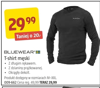 Jula T-shirt męski bluewear oferta