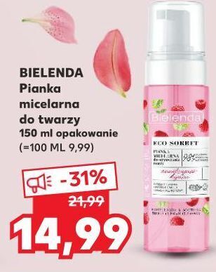 Kaufland Pianka micelarna nawilżająco-kojąca bielenda eco sorbet oferta