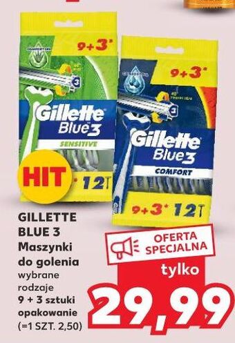 Kaufland Maszynka do golenia gillette blue 3 comfort oferta