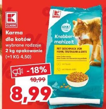 Kaufland Karma dla kota z drobiem k-classic oferta