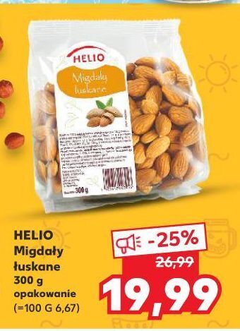 Kaufland Migdały łuskane helio oferta
